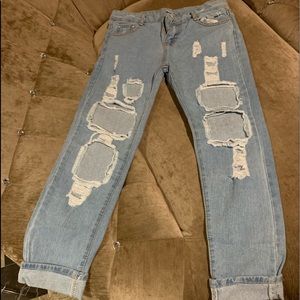 Women’s ripped jeans